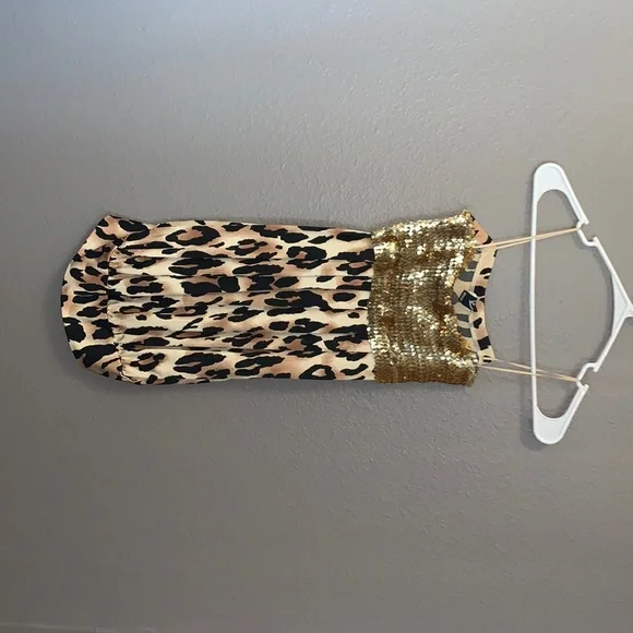 Winsdor Night Club Dress Y2k Style Never Worn | Color: Gold | Size: Xs